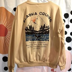 Alaska cruise lightweight sweatshirt. Fits size M.
